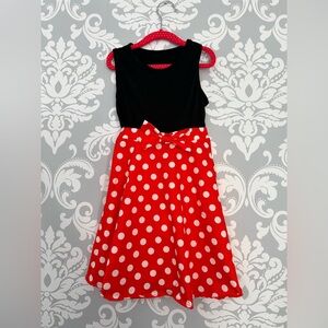 Disney Minnie Mouse Inspired Bow Detail‎ Dress